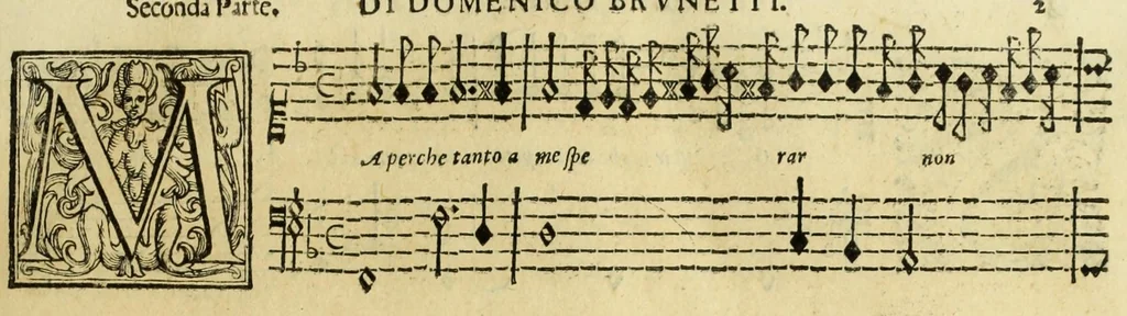 An illustration from L'evterpe, 1606, leaf 9