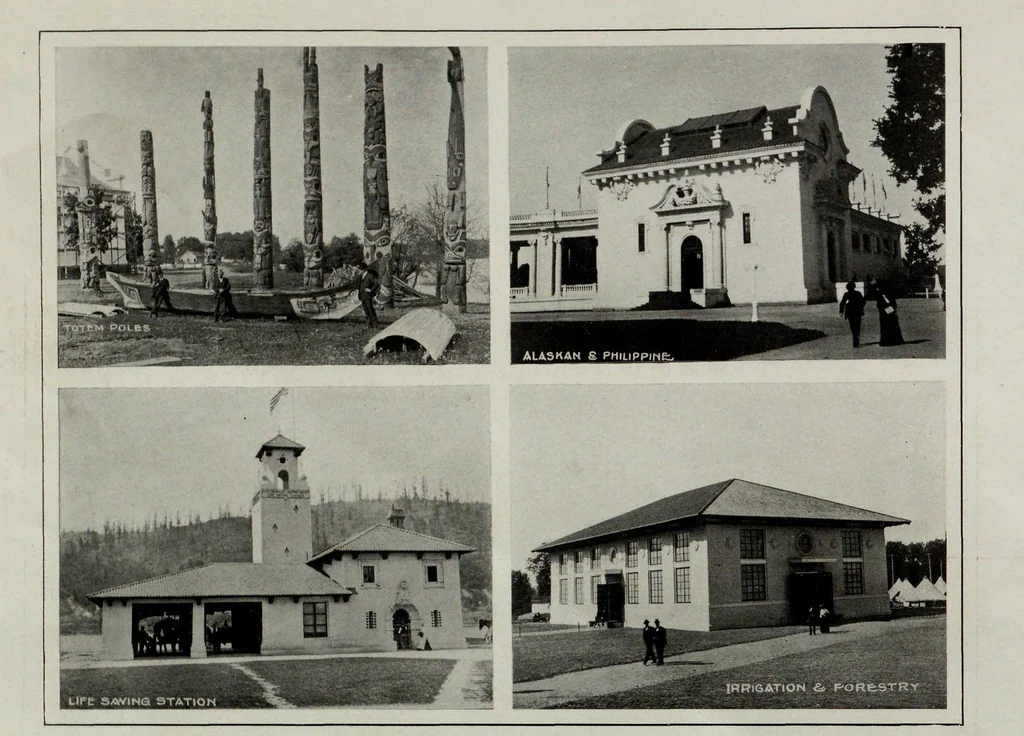 An illustration from The Lewis and Clark Centennial Exposition illustrated, 1905, leaf 22