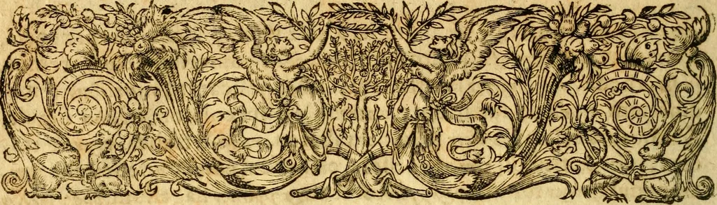 An illustration from Lexicon graecolatinum : seu, Epitome Thesauri graecae linguae ab Henrico Stephano constructi, quae hactenus sub nomine Ioh: Scapulae prodiit: lexicon sanè ultra praecedentes editiones, innumeris dictionibus, è probatis autoribus petitis, locupletatum .., 1616, leaf 13