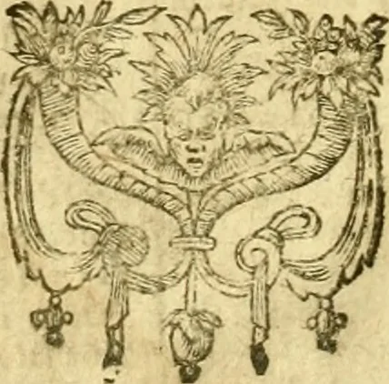 An illustration from Lexicon graecolatinum : seu, Epitome Thesauri graecae linguae ab Henrico Stephano constructi, quae hactenus sub nomine Ioh: Scapulae prodiit: lexicon sanè ultra praecedentes editiones, innumeris dictionibus, è probatis autoribus petitis, locupletatum .., 1616, leaf 23