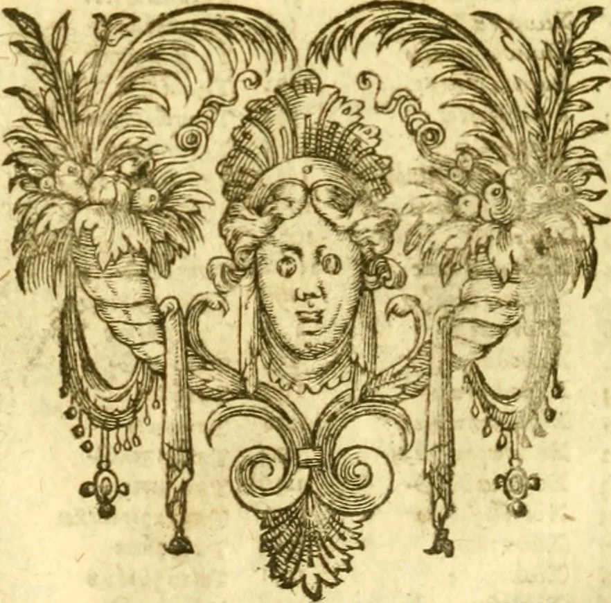 An illustration from Lexicon graecolatinum : seu, Epitome Thesauri graecae linguae ab Henrico Stephano constructi, quae hactenus sub nomine Ioh: Scapulae prodiit: lexicon sanè ultra praecedentes editiones, innumeris dictionibus, è probatis autoribus petitis, locupletatum .., 1616, leaf 31
