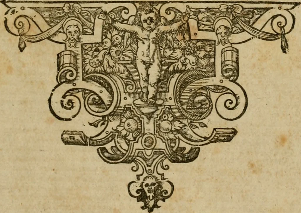 An illustration from Lexicon iuridicum iuris caesarei simul et canonici : feudalis item, ciuilis, criminalis, theoretici ac practici, & in schola & in foro vsitatarum, ac tum ex ipso iuris vtriusque corpore, tum ex doctoribus & glossis, tam veteribus quàm recentioribus collectarum vocum penus : simul & locorum communium, & dictionarij vicem sustinens ..., 1653, leaf 1064