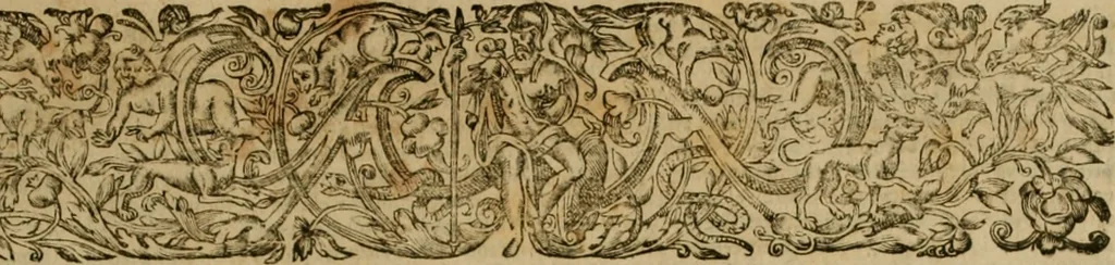 An illustration from Lexicon iuridicum iuris caesarei simul et canonici : feudalis item, ciuilis, criminalis, theoretici ac practici, & in schola & in foro vsitatarum, ac tum ex ipso iuris vtriusque corpore, tum ex doctoribus & glossis, tam veteribus quàm recentioribus collectarum vocum penus : simul & locorum communium, & dictionarij vicem sustinens ..., 1653, leaf 18
