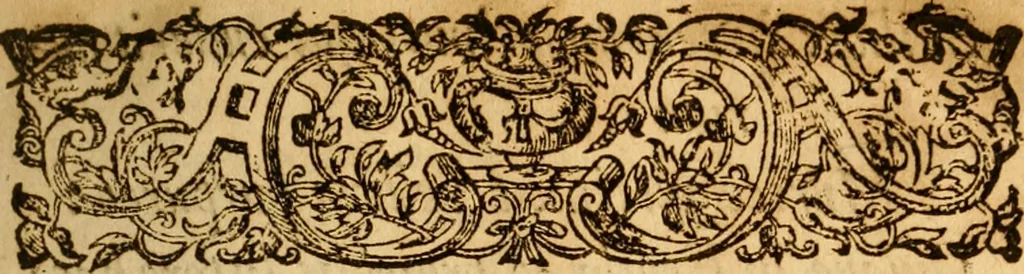 An illustration from Lexicon medicum Graeco-Latinum, 1665, leaf 10