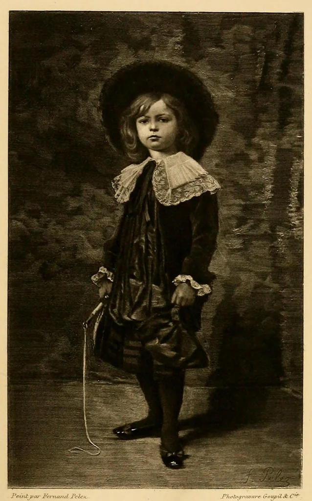 An illustration from L'exposition des beaux arts (Salon de 1882) : Comprenant quarante planches en photogravures par Goupil et Cie, 1882, leaf 137