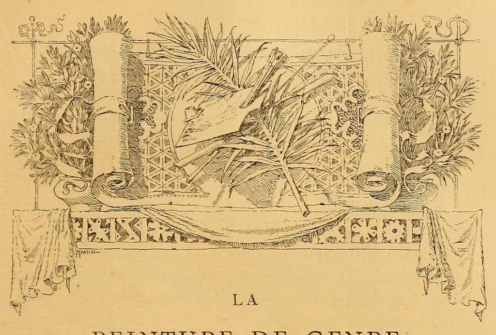 An illustration from L'exposition des beaux arts (Salon de 1882) : Comprenant quarante planches en photogravures par Goupil et Cie, 1882, leaf 91