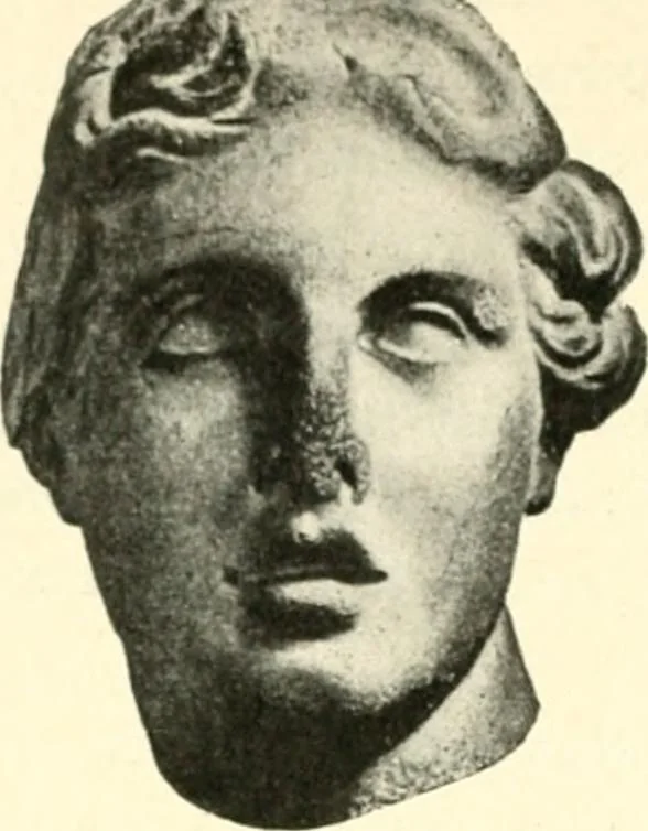 An illustration from L'expression des sentiments dans l'art grec : les facteurs expressifs, 1914, leaf 113