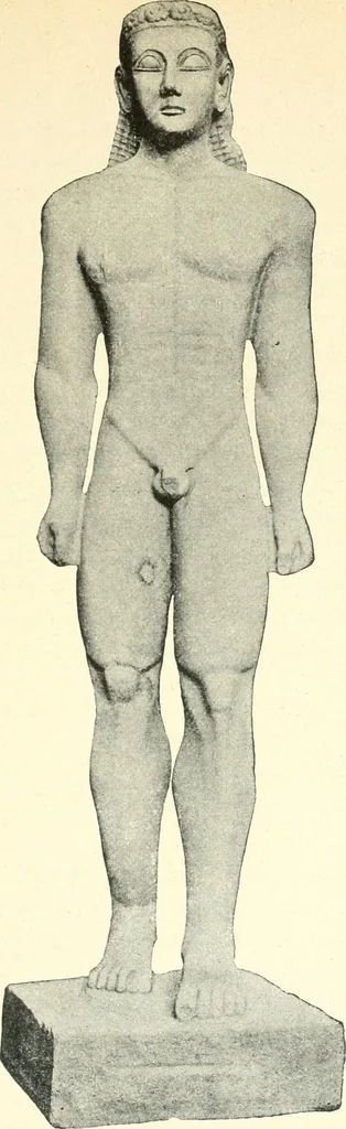 An illustration from L'expression des sentiments dans l'art grec : les facteurs expressifs, 1914, leaf 114