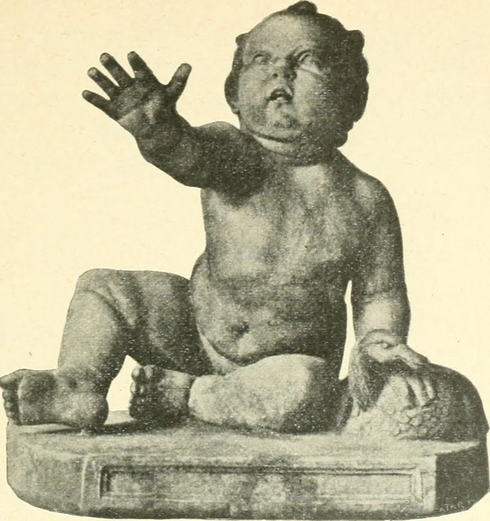 An illustration from L'expression des sentiments dans l'art grec : les facteurs expressifs, 1914, leaf 122