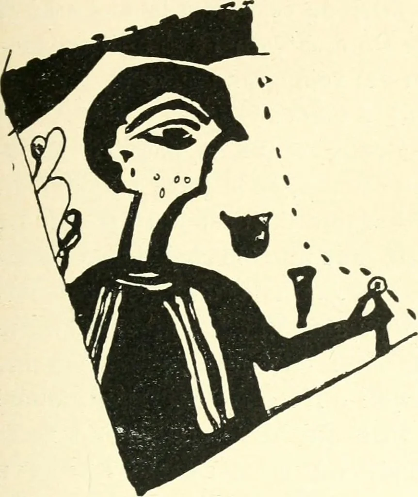 An illustration from L'expression des sentiments dans l'art grec : les facteurs expressifs, 1914, leaf 166