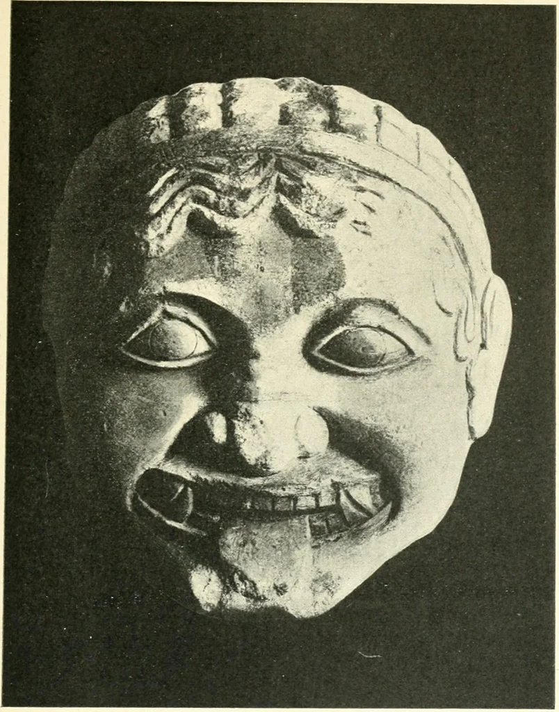 An illustration from L'expression des sentiments dans l'art grec : les facteurs expressifs, 1914, leaf 170