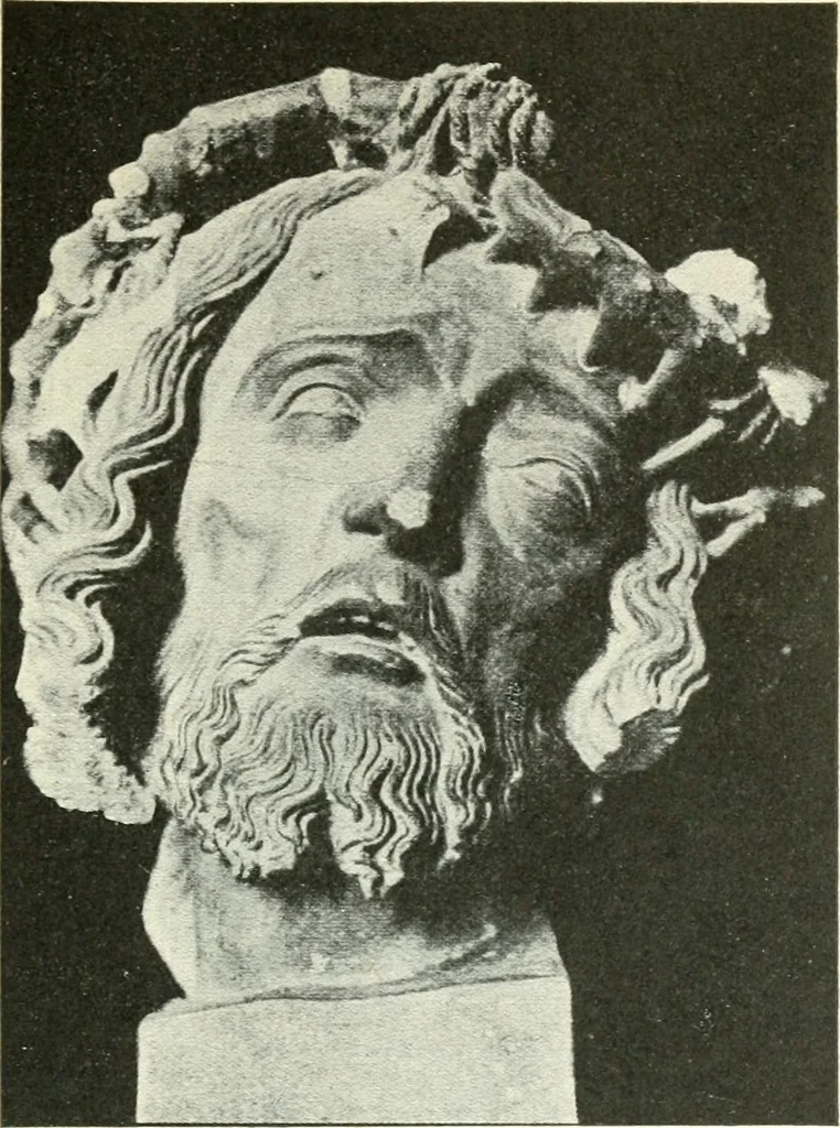 An illustration from L'expression des sentiments dans l'art grec : les facteurs expressifs, 1914, leaf 200