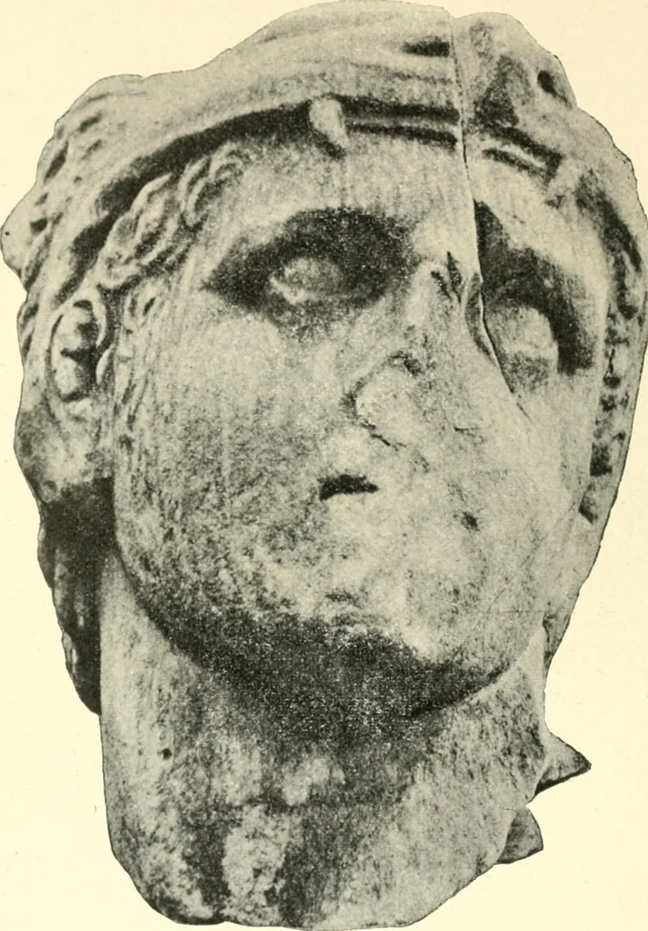 An illustration from L'expression des sentiments dans l'art grec : les facteurs expressifs, 1914, leaf 227