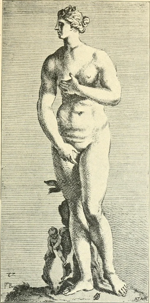 An illustration from L'expression des sentiments dans l'art grec : les facteurs expressifs, 1914, leaf 24