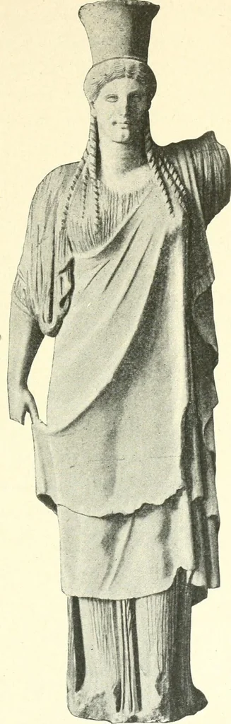 An illustration from L'expression des sentiments dans l'art grec : les facteurs expressifs, 1914, leaf 268