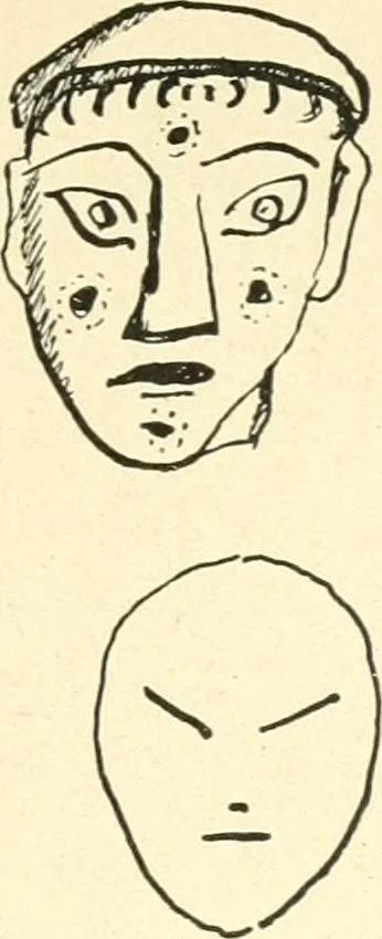 An illustration from L'expression des sentiments dans l'art grec : les facteurs expressifs, 1914, leaf 342