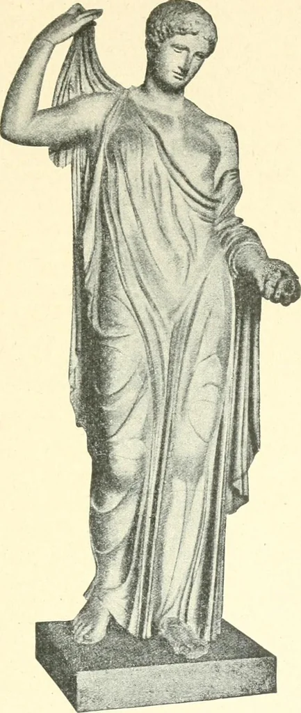 An illustration from L'expression des sentiments dans l'art grec : les facteurs expressifs, 1914, leaf 364