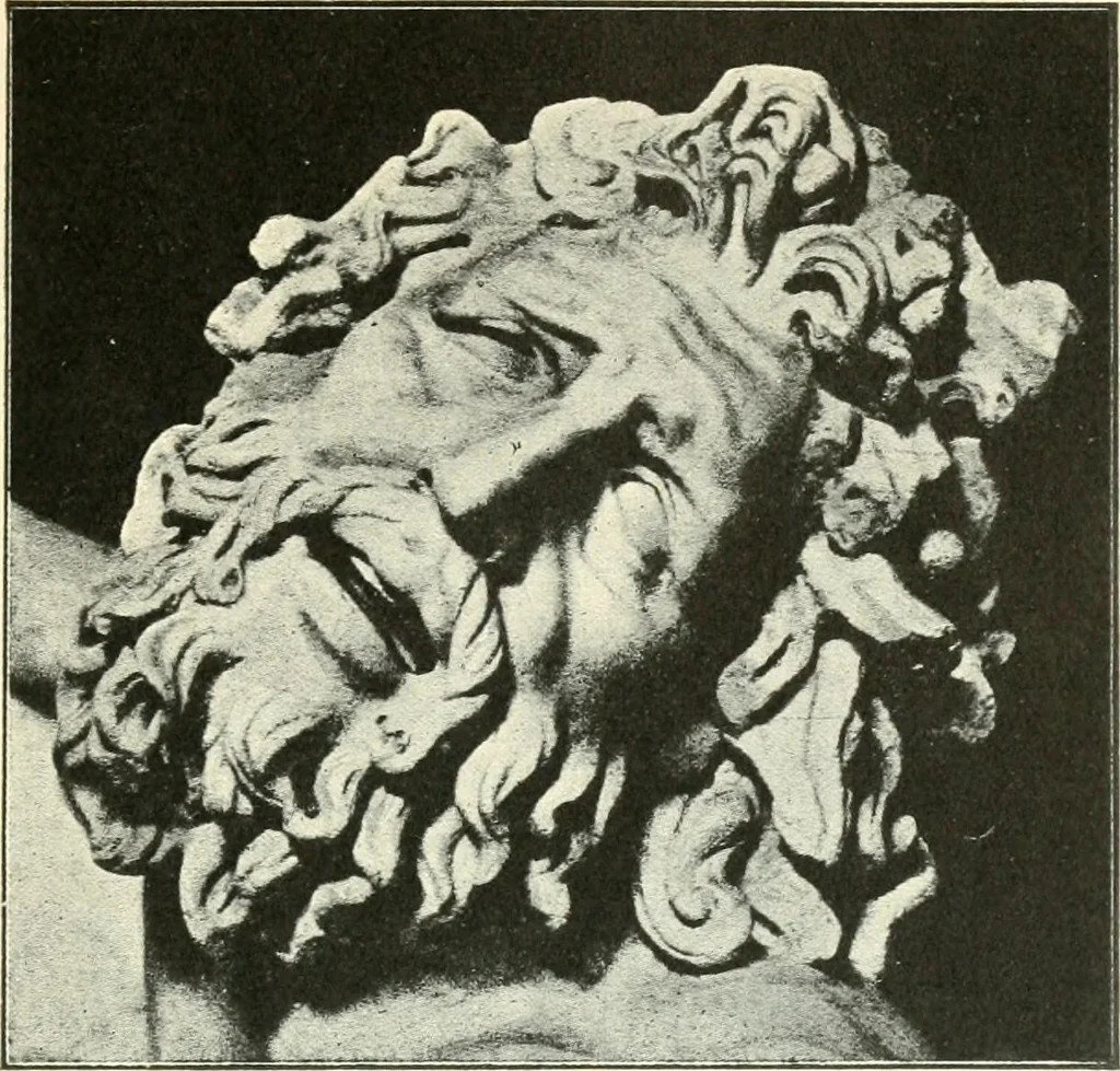 An illustration from L'expression des sentiments dans l'art grec : les facteurs expressifs, 1914, leaf 92