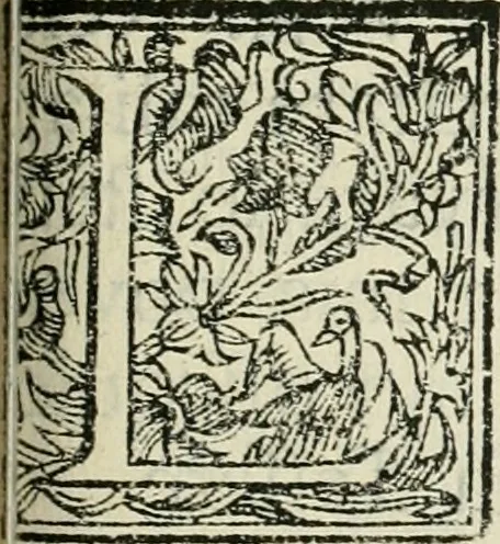 An illustration from Lezione, 1692, leaf 6