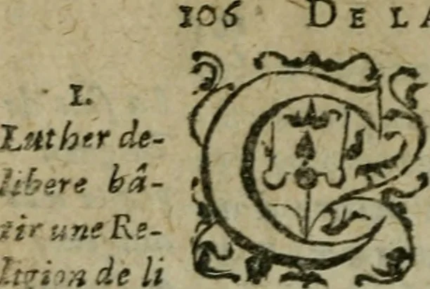 An illustration from L'histoire de la naissance, progrez, et decadence de l'heresie de ce siecle. Divisee en hvit livres, 1611, leaf 127