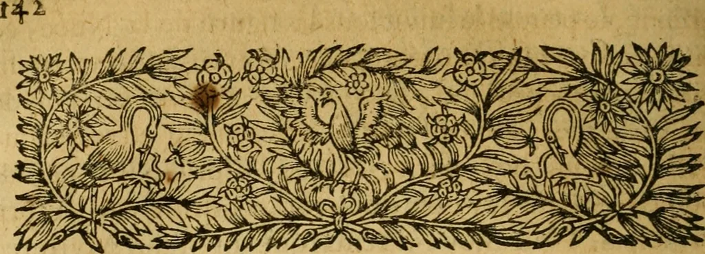 An illustration from L'Histoire des François, 1668, leaf 163