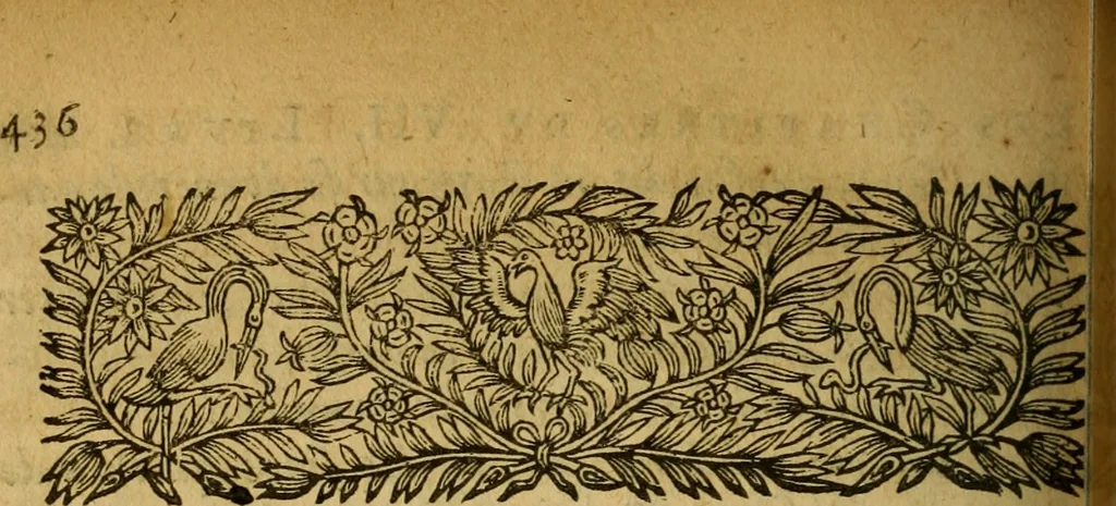 An illustration from L'Histoire des François, 1668, leaf 457