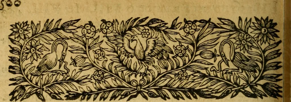 An illustration from L'Histoire des François, 1668, leaf 521