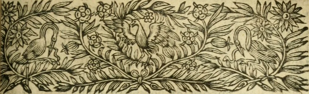 An illustration from L'Histoire des François, 1668, leaf 542