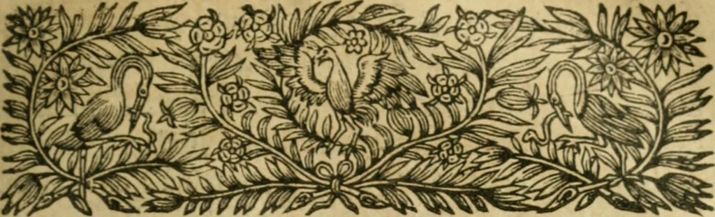 An illustration from L'Histoire des François, 1668, leaf 68
