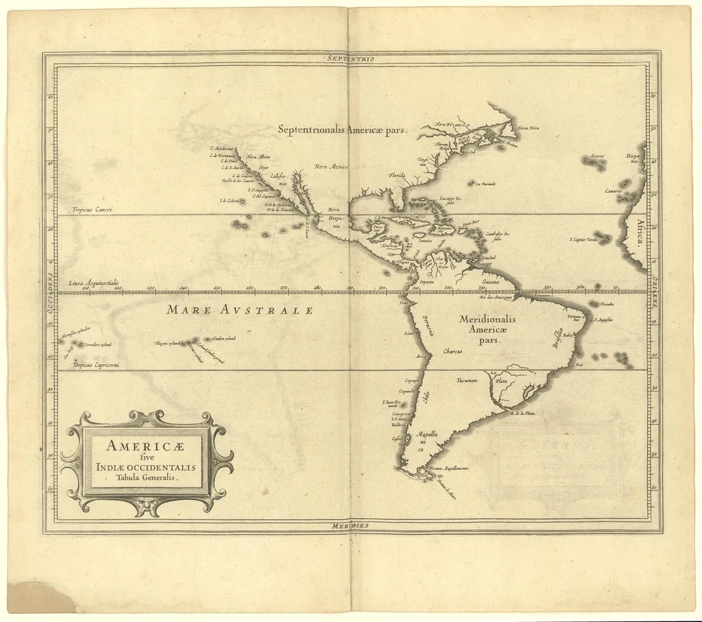 An illustration from L'histoire du nouveau monde ou Description des Indes Occidentales, : contenant dix-huict liures,, 1640, leaf 9