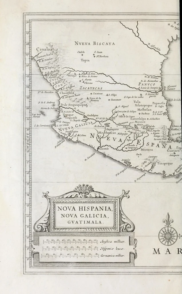 An illustration from L'histoire dv Nouveau monde, ou, Description des Indes occidentales : contenant dix-huict liures, 1640, leaf 30