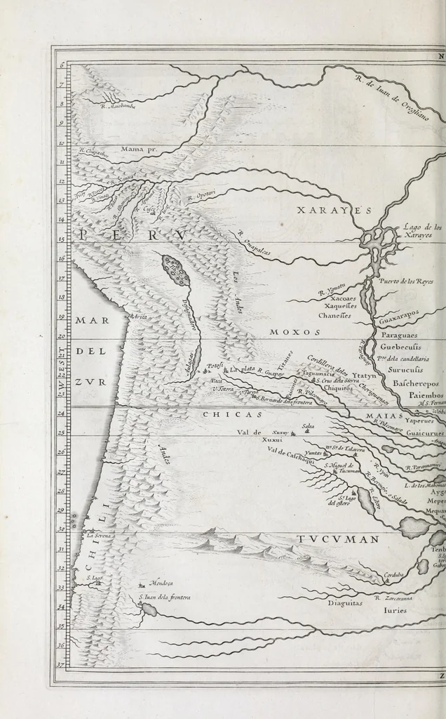 An illustration from L'histoire dv Nouveau monde, ou, Description des Indes occidentales : contenant dix-huict liures, 1640, leaf 372