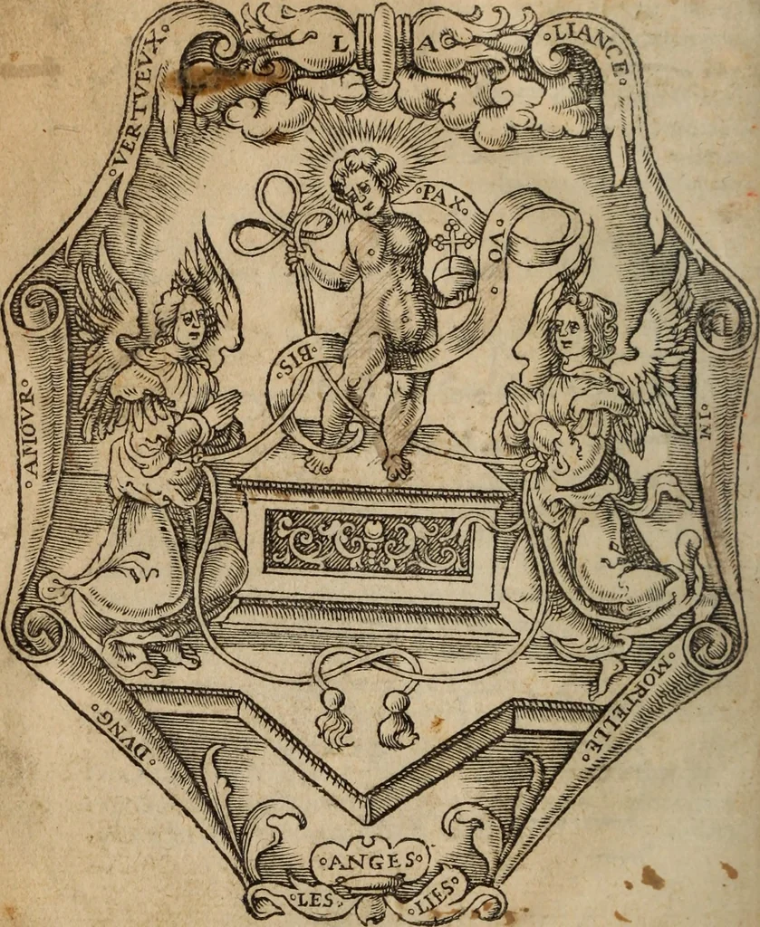 An illustration from L'histoire ecclesiastiqve, 1553, leaf 385