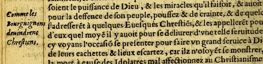 An illustration from L'histoire vniuerselle du monde, : contenant l'entiere description & situation des quatre parties de la terre, la diuisio[n] & estenduë d'vne chacune region & prouince d'icelles. : Ensemble l'origine & particulieres mœurs, loix, coustumes, religion, & ceremonies, de toutes les nations, & peuples par qui elles sont habitées. : Diuisee en quatre liures., 1572, leaf 434