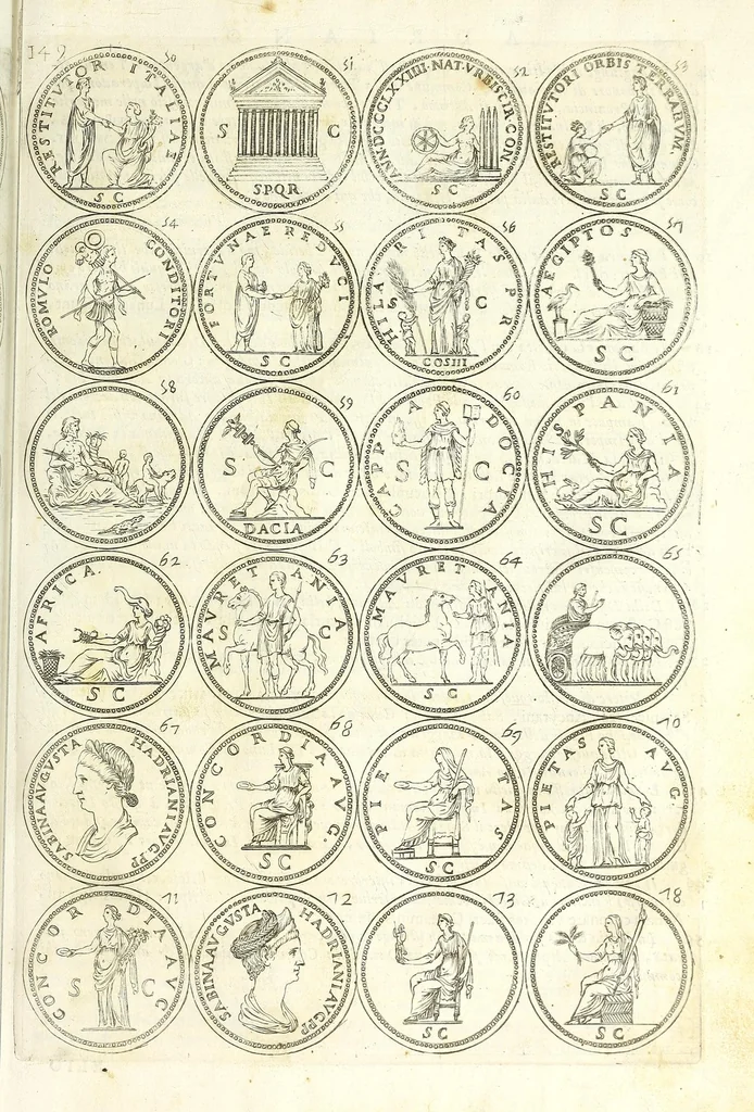 An illustration from L'historia avgvsta da Givlio Cesare a Constantino il Magno, 1685, leaf 147
