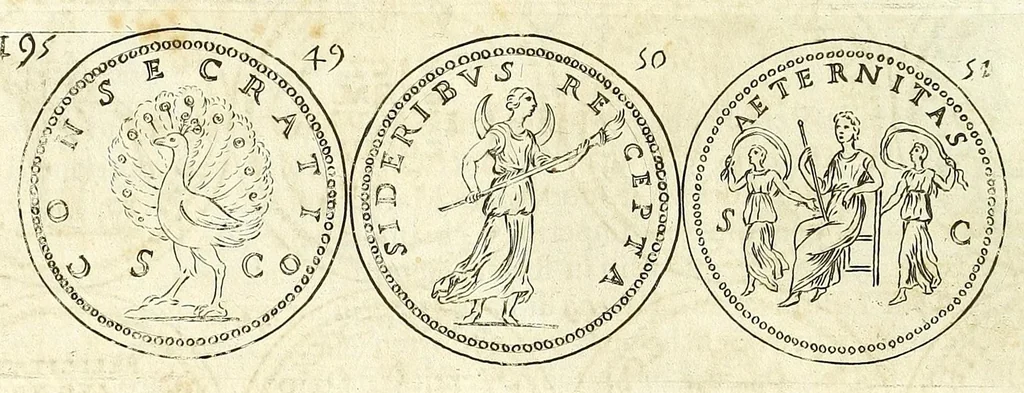 An illustration from L'historia avgvsta da Givlio Cesare a Constantino il Magno, 1685, leaf 182