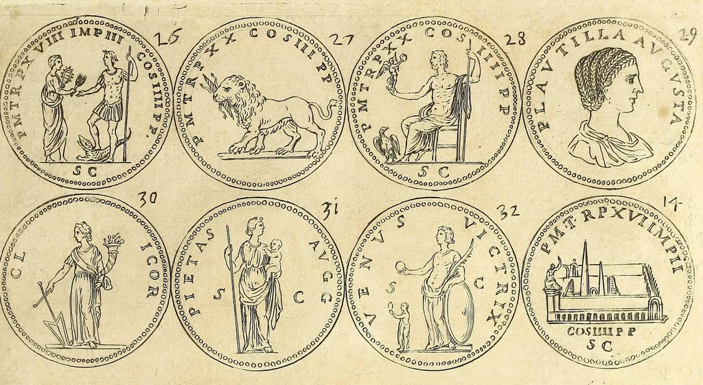 An illustration from L'historia avgvsta da Givlio Cesare a Constantino il Magno, 1685, leaf 231