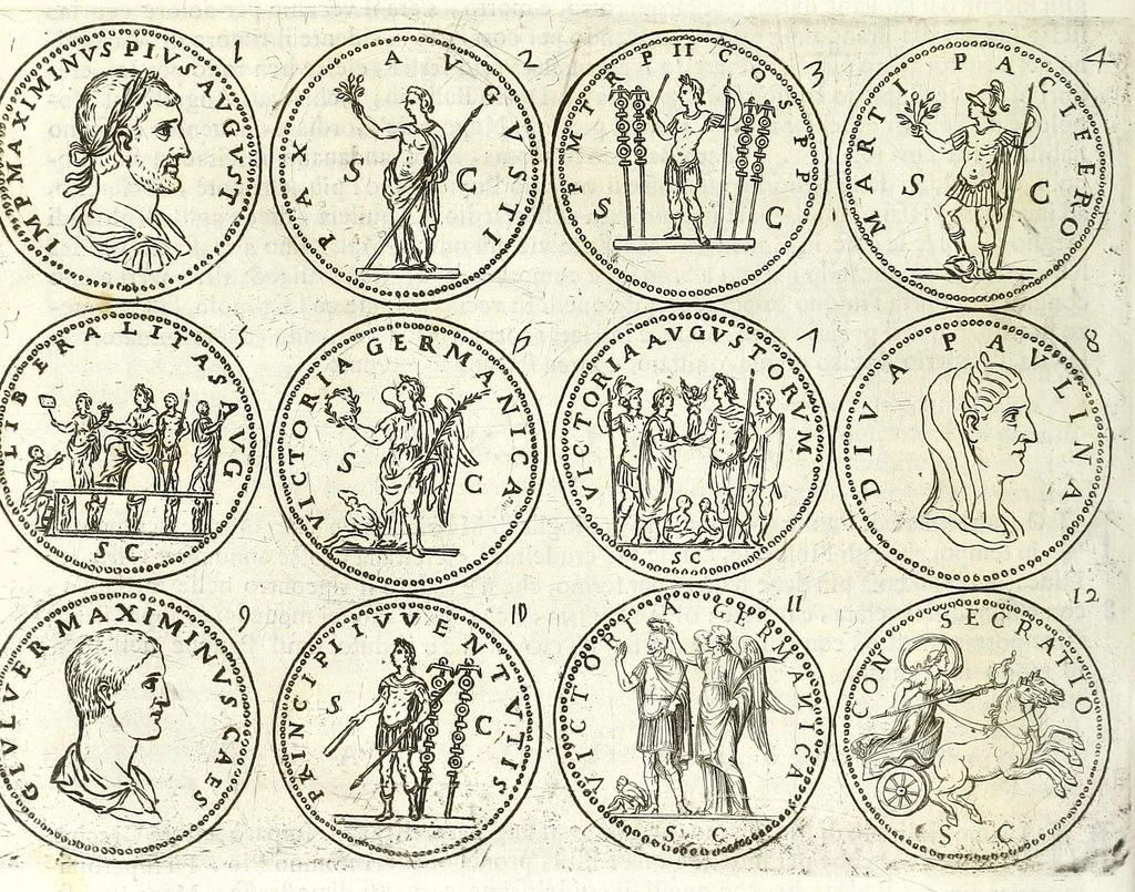 An illustration from L'historia avgvsta da Givlio Cesare a Constantino il Magno, 1685, leaf 254