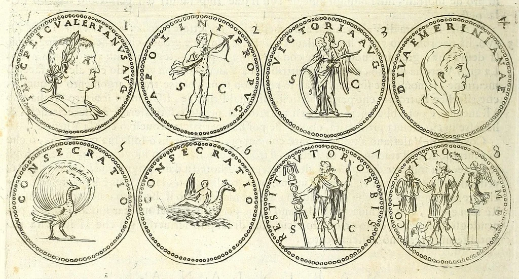 An illustration from L'historia avgvsta da Givlio Cesare a Constantino il Magno, 1685, leaf 280