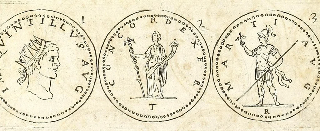 An illustration from L'historia avgvsta da Givlio Cesare a Constantino il Magno, 1685, leaf 290