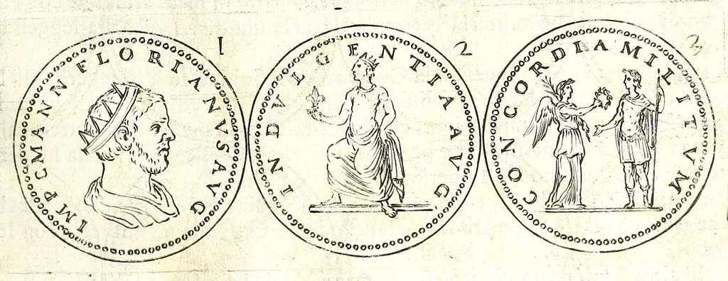 An illustration from L'historia avgvsta da Givlio Cesare a Constantino il Magno, 1685, leaf 299