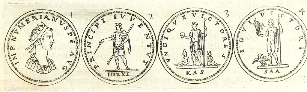 An illustration from L'historia avgvsta da Givlio Cesare a Constantino il Magno, 1685, leaf 305