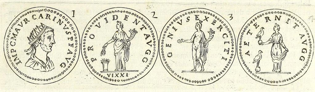 An illustration from L'historia avgvsta da Givlio Cesare a Constantino il Magno, 1685, leaf 307