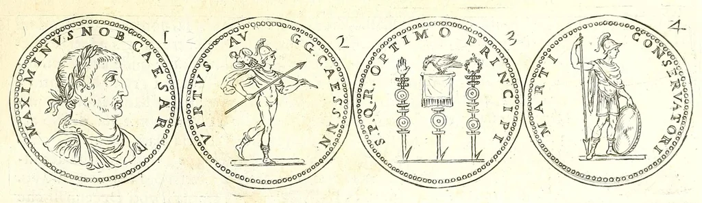 An illustration from L'historia avgvsta da Givlio Cesare a Constantino il Magno, 1685, leaf 315