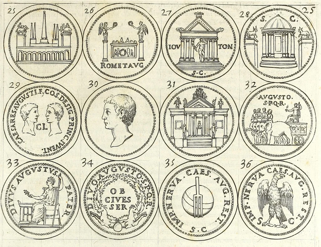 An illustration from L'historia avgvsta da Givlio Cesare a Constantino il Magno, 1685, leaf 41