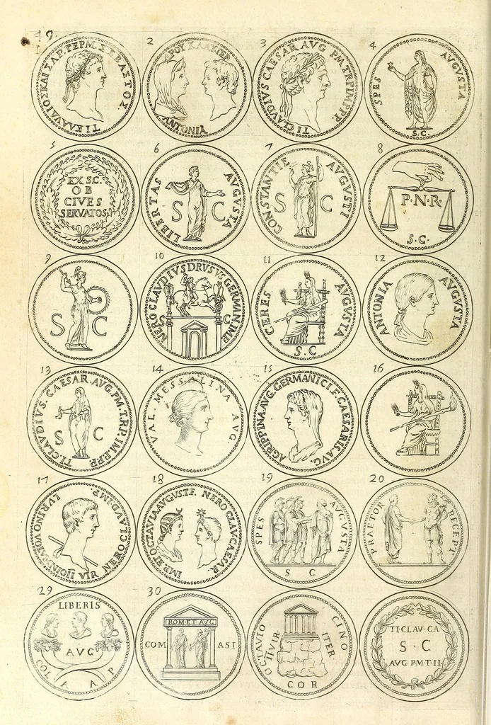 An illustration from L'historia avgvsta da Givlio Cesare a Constantino il Magno, 1685, leaf 62