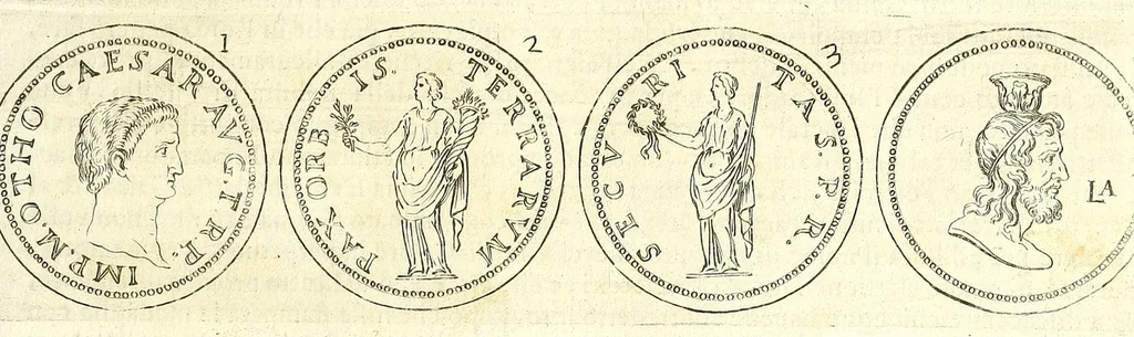 An illustration from L'historia avgvsta da Givlio Cesare a Constantino il Magno, 1685, leaf 81