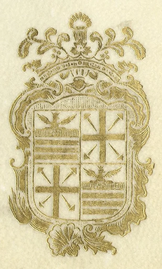 An illustration from L'historia della publica et famosa entrata in Vinegia del serenissimo Henrico III. re di Francia, et Polonia ..., 1574, leaf 1