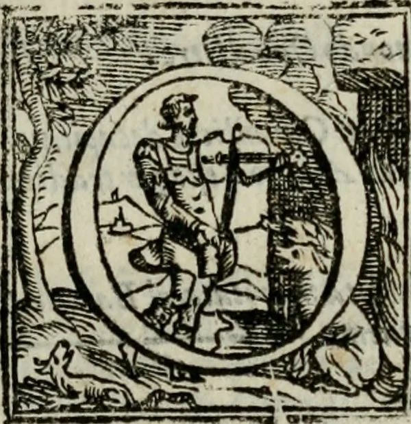 An illustration from L'historia delle gverre civili d'Inghilterra, trà le due case di Lancastro, e Iorc; si descriue in Ricardo II, l'origine di esse, il progresso nelle vite de i rè susseguenti, cioè: di Arrigo IV, V, e Vi, d'Odoardo IV, e V, di Ricardo III, e di Arrigo VII, nel quale finirono, 1647, leaf 10