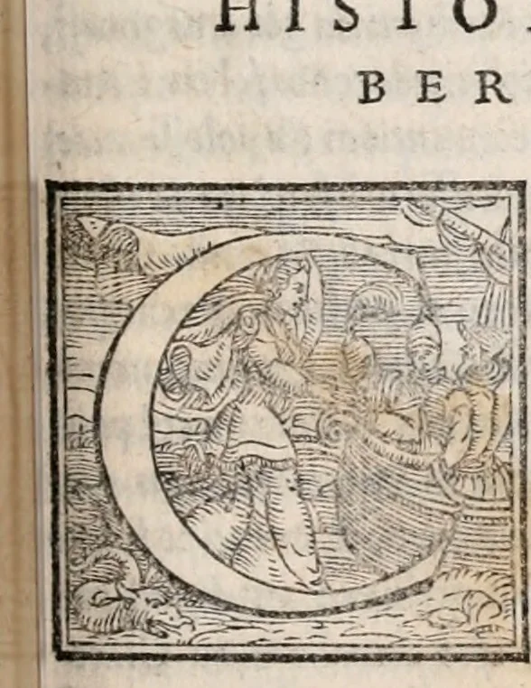 An illustration from L'Historia di Milano, 1554, leaf 608